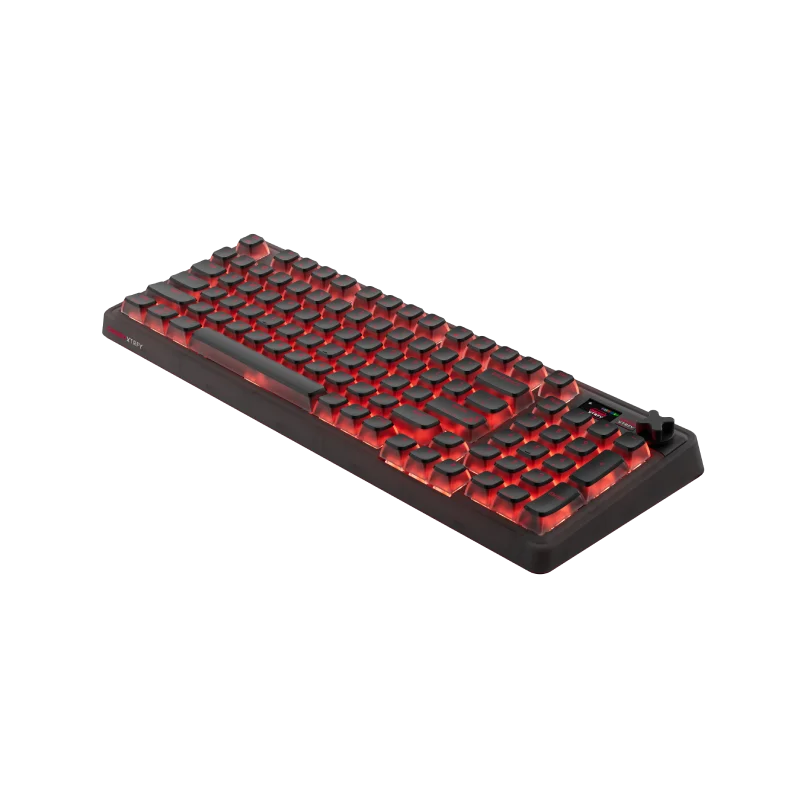 Cherry PIXIU98 Wireless Bluetooth Tablet Keyboard, LCD display screen
