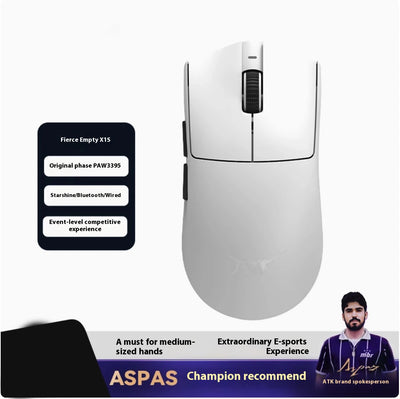 ATK Blazing Sky X1 Pro Max Ultra ULTIMATE Mouse Three Mode Bluetooth Wireless Mouse Paw3950 8K Lightweight FPS E-sports Pc Gamer