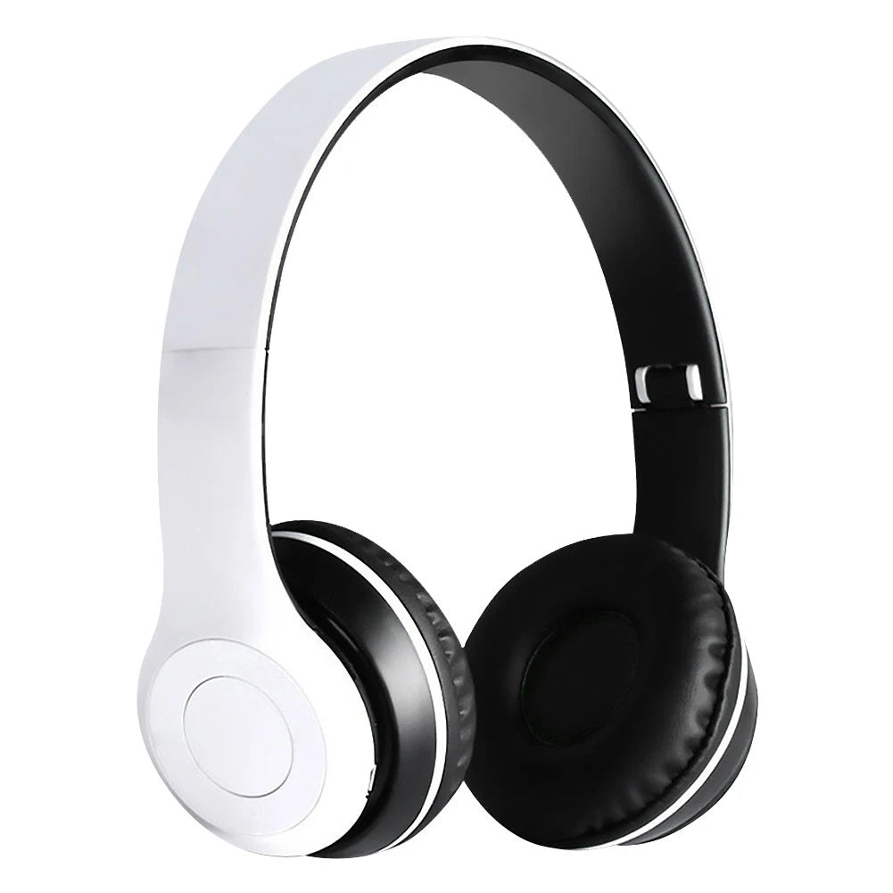P47 Wireless Over Ear Headset Noise Cancelling Bluetooth-Compatible 5.0 Game Headset Card Mp3 Player Built-in Mic for Smartphone