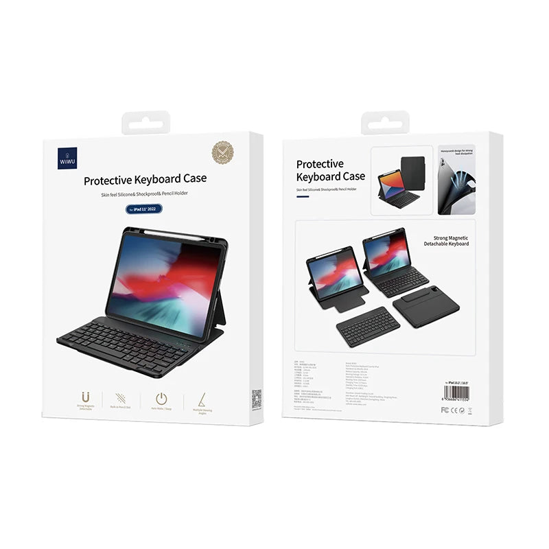 WiWU Keyboard for iPad 10th 2022 10.9 Magnetic Wireless Keyboard for iPad Air 4 5 11 inch Keyboards for iPad 10.2 Air 3 10.5