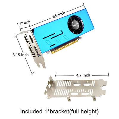 SONGREY Multi-monitor Graphics Card GT730 4 HDMI Video Card 8K Multi Screen Splicing  2GB GDDR5