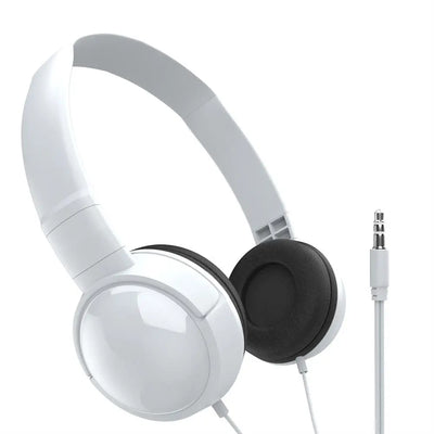 3.5mm Adjustable Headphones Kids Over Ear Stereo Headband Gaming Girl Gift for Mobile Tablet