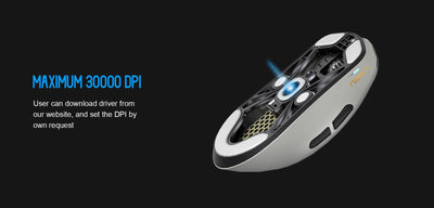 LAMZU MAYA X Gaming Mouse (8K Dongle Included, Web Driver Compatible)