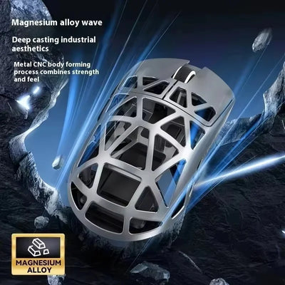 ATTACK SHARK  R2 Magnesium Alloy Wireless Mouse PAW3950 Lightweight Gaming Esports Bluetooth Three-Mode 8k Gaming Office Mouse