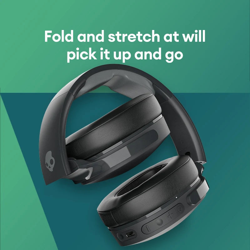Skullcandy Hesh ANC Over-Ear Wireless Headsets Long Endurance Headphones Bluetooth Gaming Sports Volume Control Earphones