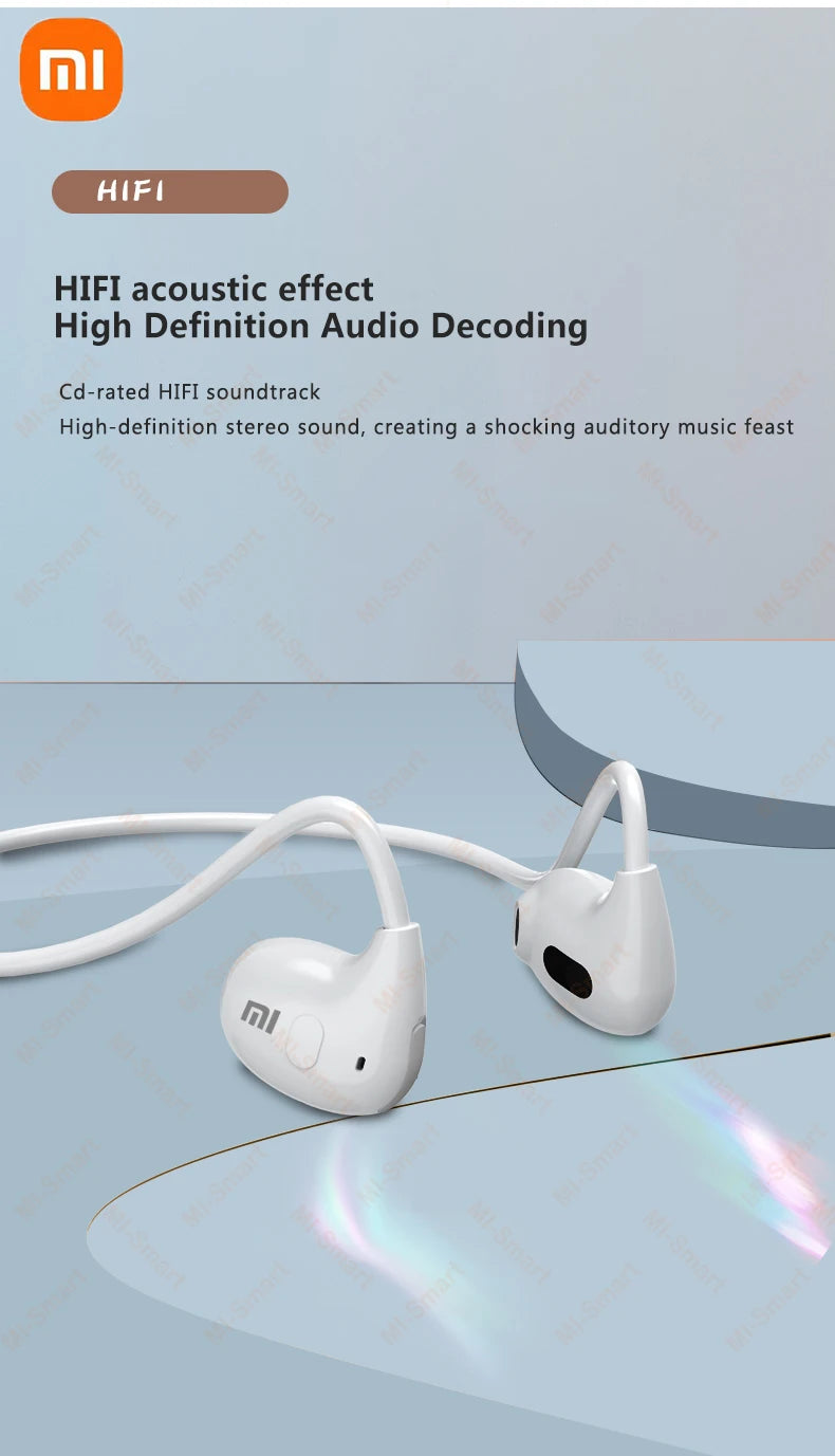 Xiaomi Bluetooth 5.3 Earphones Wireless Bone Conduction Waterproof Earphones Stereo Over-ear Sports Earphones with Microphone