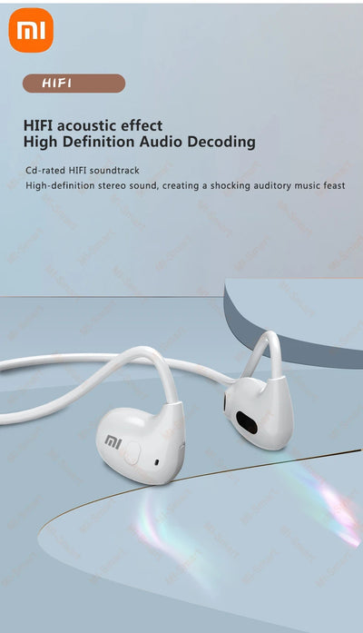 Xiaomi Bluetooth 5.3 Earphones Wireless Bone Conduction Waterproof Earphones Stereo Over-ear Sports Earphones with Microphone