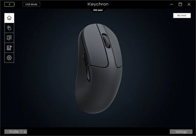 Keychron M3 Mini 2.4GHz & Bluetooth Wireless Optical Mouse USB Type-C Wired Mice