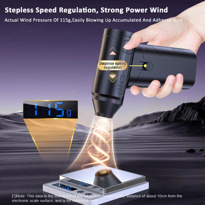 Powerful Air Duster Blower For Computer Keyboard Electric Cleaner PC Laptop Macbook Dust Cleaning Cordless Portable Air Blower