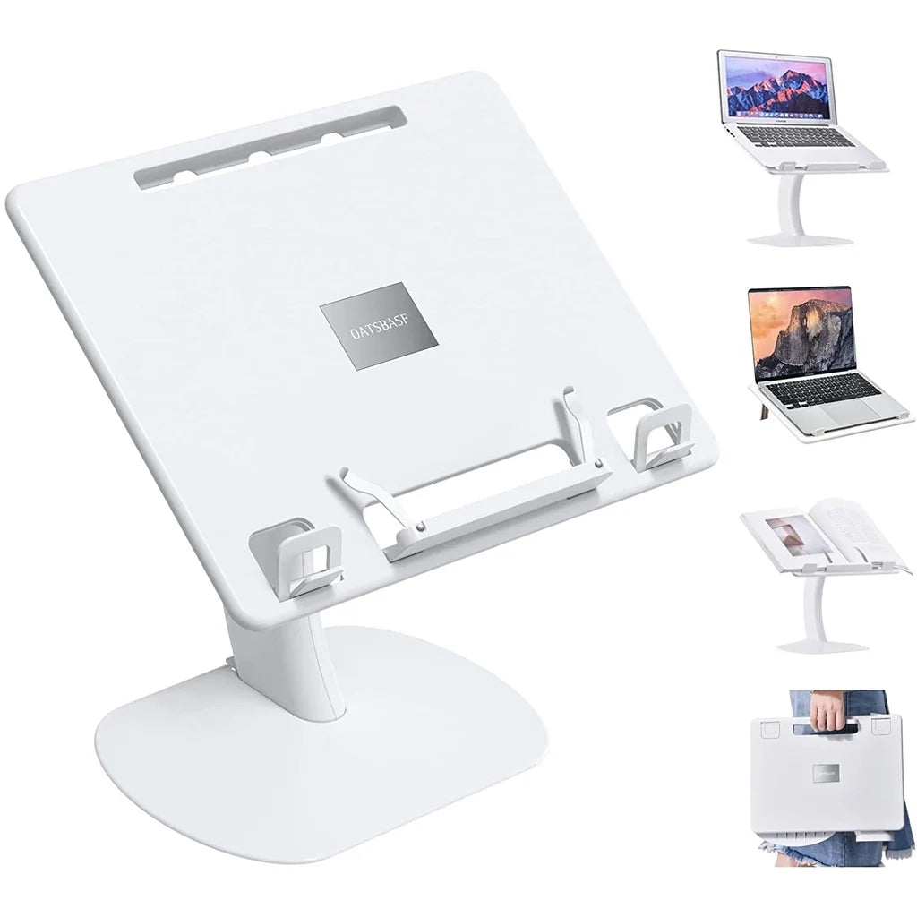OATSBASF Portable Laptop Stand Notebook Stand Multi Function Desk For Macbook Air Pro Bed Room Reading Desk iPad Cooling Holder