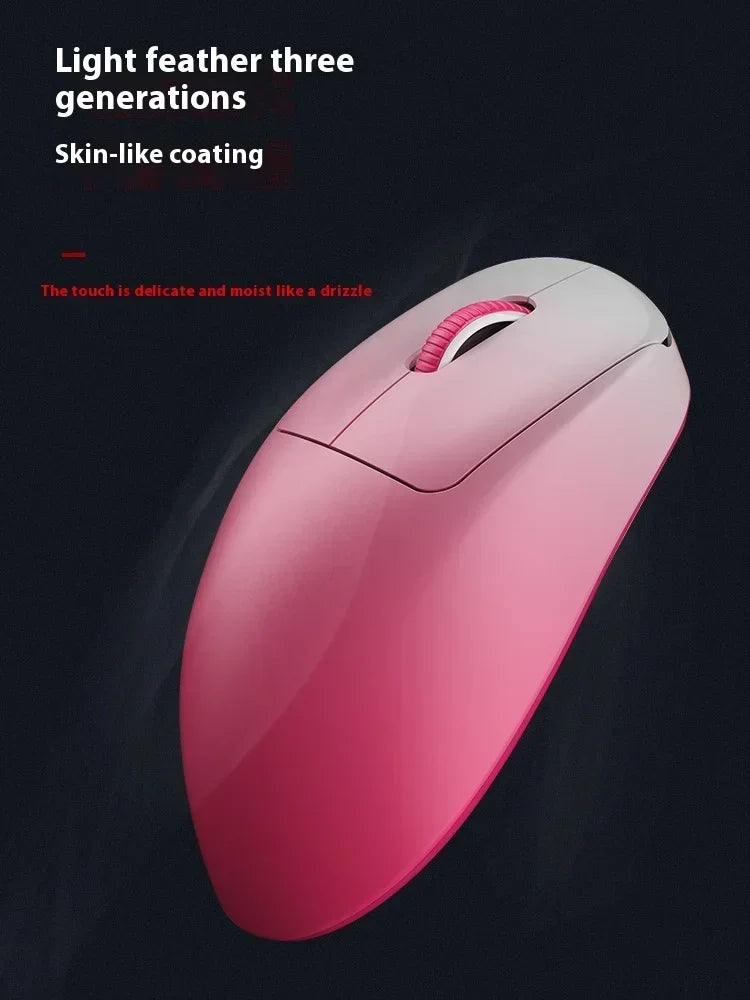Waizowl Ogm Pro V2 Mouse Three-Mode Wireless Paw3950 30000dpi Gaming Mouse Lightweight Customize Mouse For Desktop Computer Gift