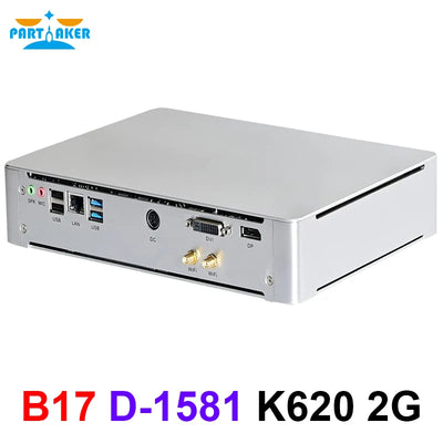 9th Gen Intel Gaming Mini PC Core Xeon D-1581 MSI NVIDIA  Desktop Computer