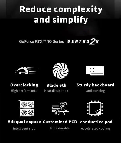 MSI GeForce RTX 4060 VENTUS 2X BLACK 8G OC Gaming Graphics Card 8G GDDR6 128-bit PCI-E 4.0x8 HDMI DP 8Pin Desktop Video Card New