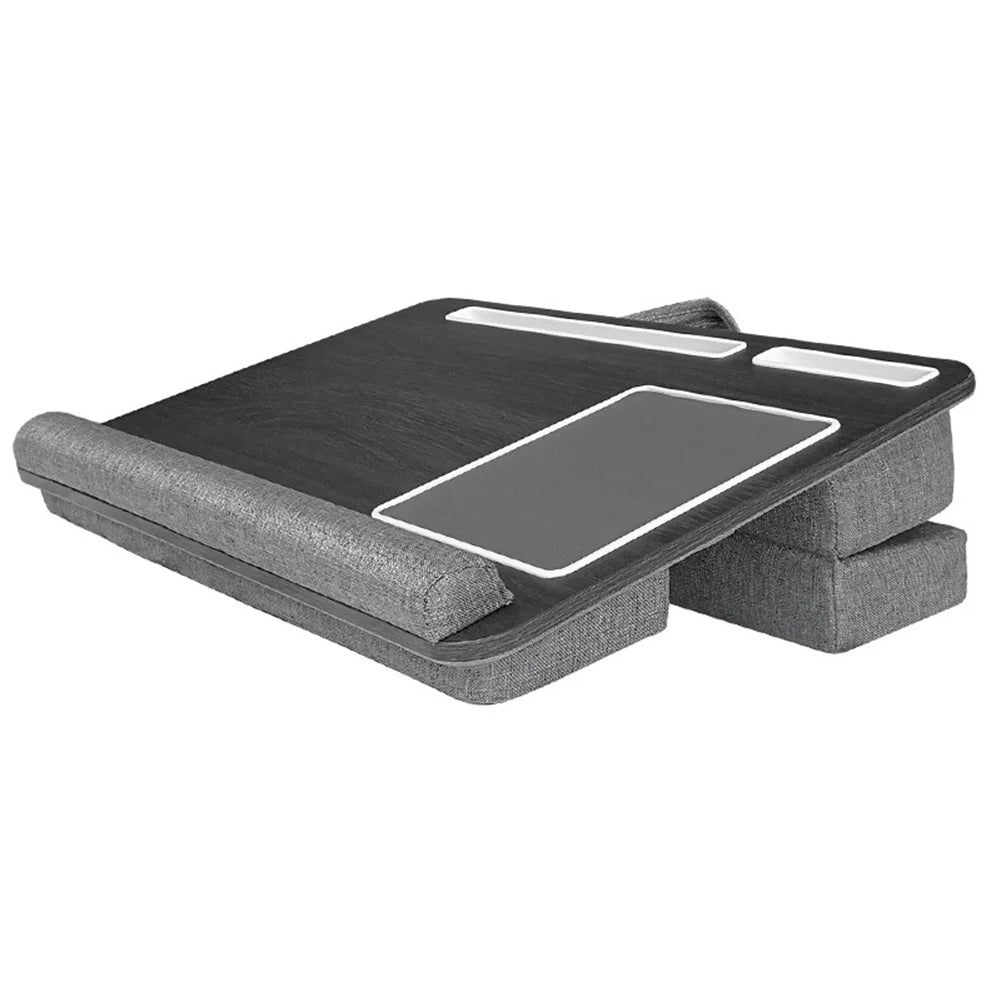 Portable Lap Laptop Desk with Pillow Cushion Home Office Lap Desk with Mouse Pad and Phone Holder Fits Up To 17.3 Inches Laptop