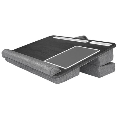 Portable Lap Laptop Desk with Pillow Cushion Home Office Lap Desk with Mouse Pad and Phone Holder Fits Up To 17.3 Inches Laptop