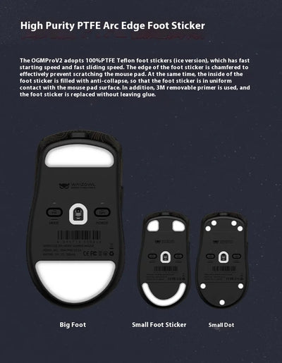 Waizowl Ogm Pro V2 Mouse Three Mode Wireless Paw3950 30000dpi Lightweight Customized Gaming Mouse For Desktop Computer Mice Gift