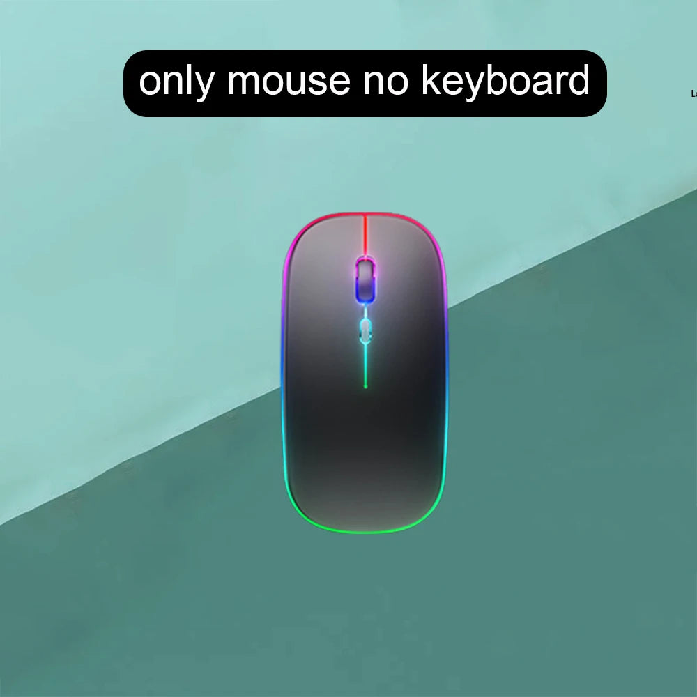 Wireless Backlight Keyboard And Mouse With Touchpad For Apple Huawei Samsung Xiaomi Rechargeable Ultra-Thin Tablet Teclado