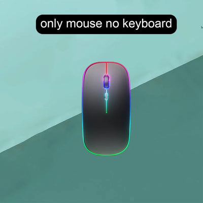 Wireless Backlight Keyboard And Mouse With Touchpad For Apple Huawei Samsung Xiaomi Rechargeable Ultra-Thin Tablet Teclado
