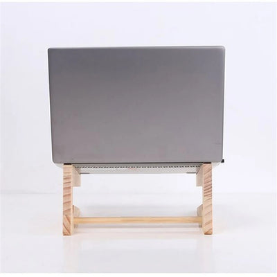 Wood Laptop Stand Assembled Lapdesk Riser For 11-17 inch Laptop Wooden Cooling Bracket For Macbook Dell Reinforced Support Base