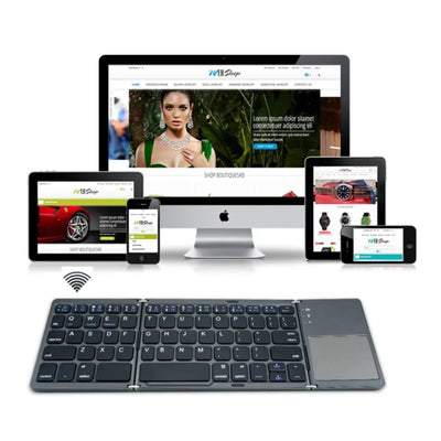 Fold Keyboard Touchpad  Micro Keyboard for IOS Android Windows Tablet Easy To Carry