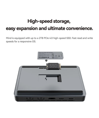 Khadas Mind 2 Mini PC Intel® Core™ Ultra 7 155H Processor