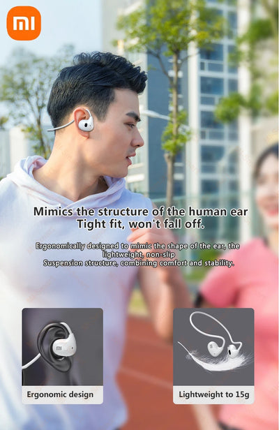 Xiaomi Bluetooth 5.3 Earphones Wireless Bone Conduction Waterproof Earphones Stereo Over-ear Sports Earphones with Microphone