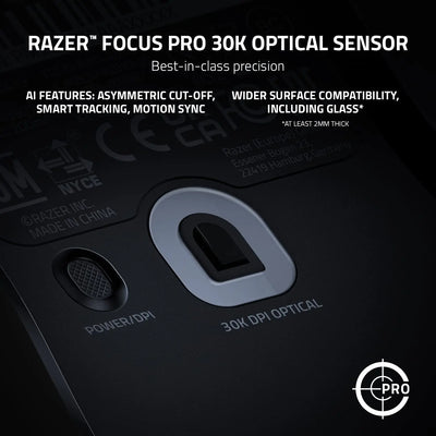 Razer Viper V2 Pro Hyperspeed Wireless Gaming Mouse: 58g Ultra Lightweight - Optical Switches Gen-3 - 30K DPI Optical Sensor