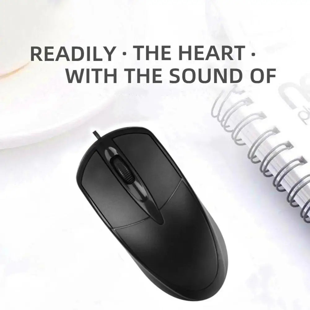 100cm Wired Mini Mouse Silent Ergonomic Wired Computer Mouse For Computer Laptop Tablet Mause Notebook Accessories E2D7