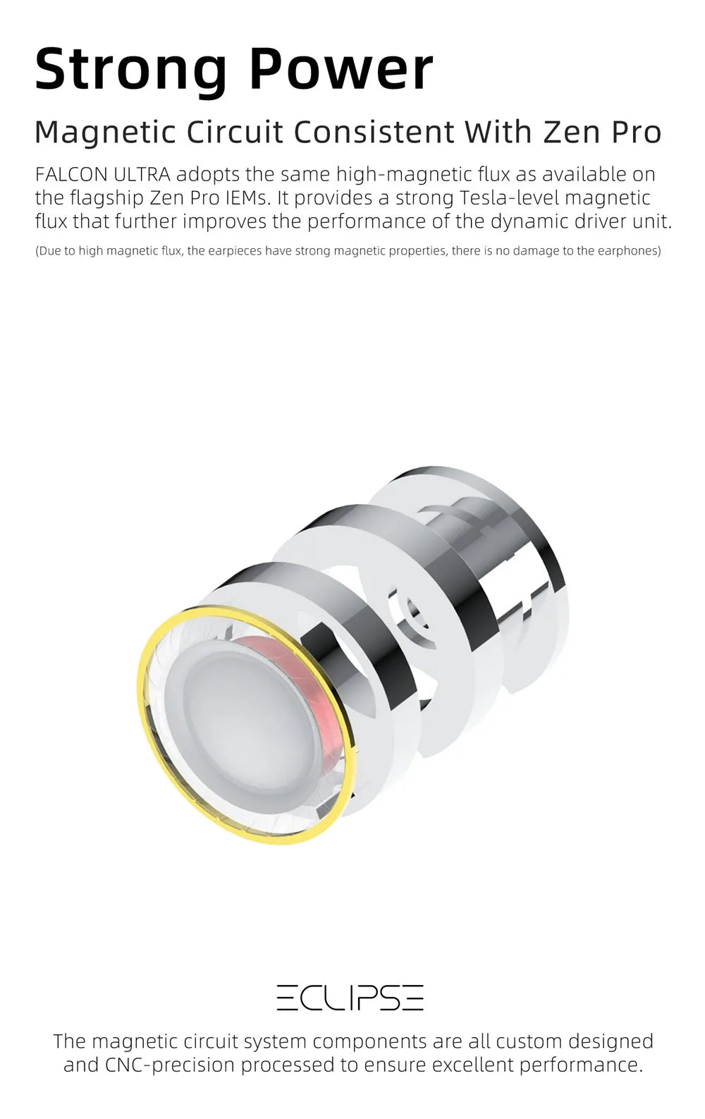 DUNU FALCON ULTRA /DYNAMIC DRIVER IEMS/IN-EAR EARPHONE