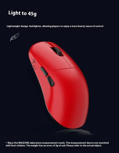 Waizowl OGM CloudXS Gaming Mouse Wireless 3mode E-sports Mice PAW3950 Lightweight Customziation Mouse Computer Accessories Gifts