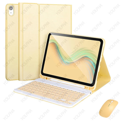 iPad 10th Gen Case with Keyboard Wireless Detachable Folio Keyboard Cover with Mouse Pencil Slot for iPad 10th Gen 10.9Inch 2022