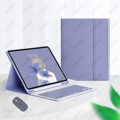 iPad 10th Gen Case with Keyboard Wireless Detachable Folio Keyboard Cover with Mouse Pencil Slot for iPad 10th Gen 10.9Inch 2022