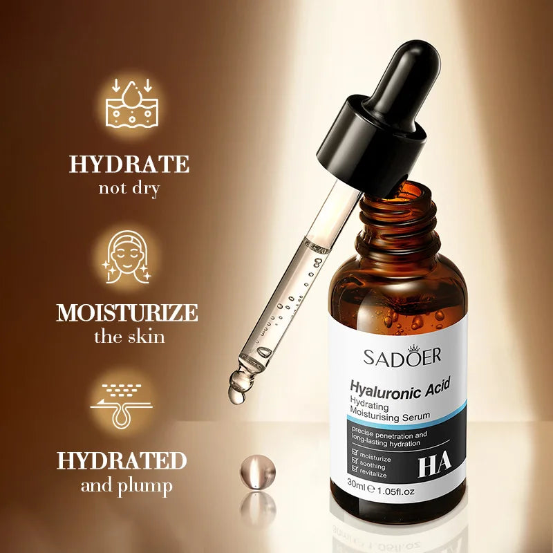 1/3pcs SADOER Salicylic Acid Centella Asiatica Hyaluronic Acid Serum for Face Moisturizing
