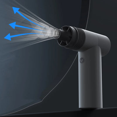 Rechargeable Air Dust Cleaner 22m/s Brushless Motor Mini Turbo Jet Fan 4-Speed Dust Blower Electric Dryer for PC Car Camera Home
