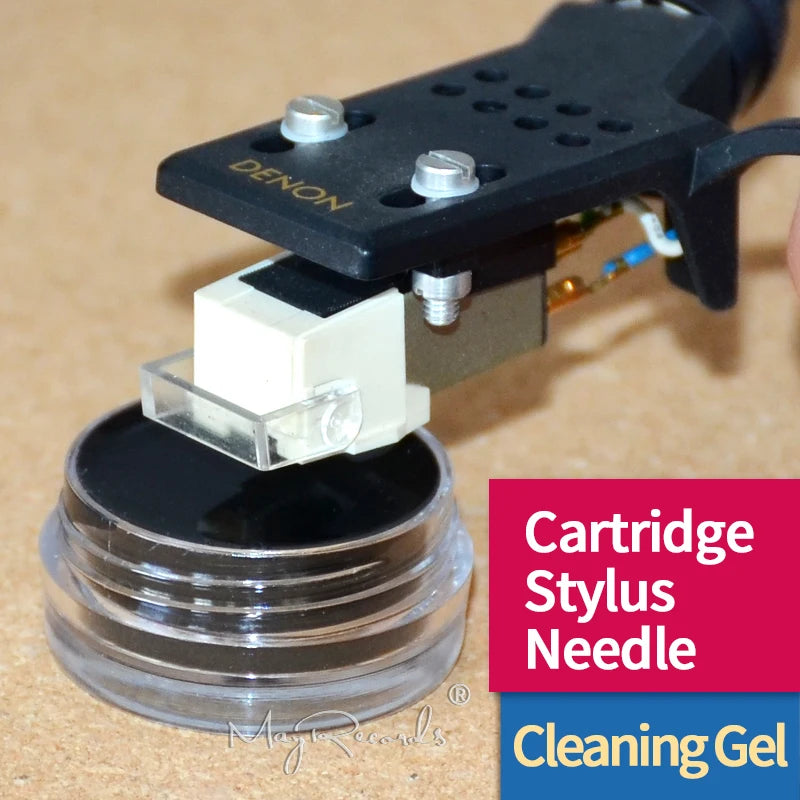 Hot Anti-static Phonograph Cartridge Stylus Needle Cleaner Professional LP Player Cleaning Gel Dust-proof LP Turntable Cleaner