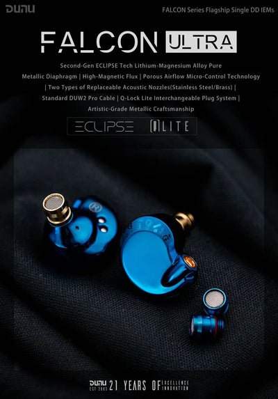 DUNU FALCON ULTRA /DYNAMIC DRIVER IEMS/IN-EAR EARPHONE