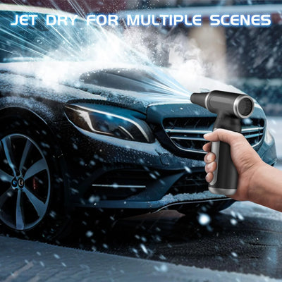Electric Air Duster Blower Fan 110000RPM PC Duster Keyboard Mini Turbo Fan Car Dryer Rechargeable for Car Cleaning