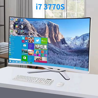 32 inch 1K all-in-one computer (Intel i7-3770S, RAM 16GB, SSD 1024GB, Windows 11 Pro)