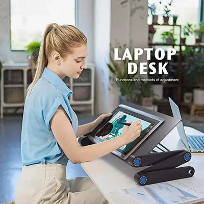 Aluminum Alloy Laptop Table Folding Notebook Desktop Stand