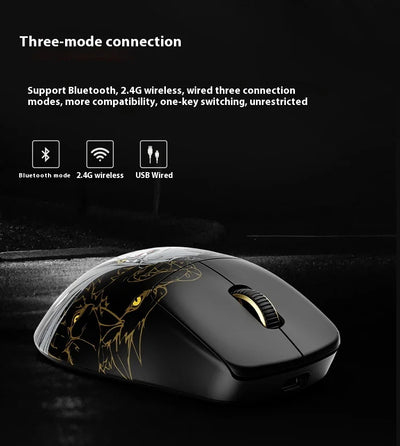 Waizowl Ogm Pro V2 Mouse Three-Mode Wireless Paw3950 30000dpi Gaming Mouse Lightweight Customize Mouse For Desktop Computer Gift