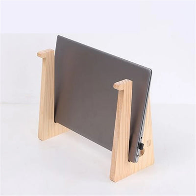 Wood Laptop Stand Assembled Lapdesk Riser For 11-17 inch Laptop Wooden Cooling Bracket For Macbook Dell Reinforced Support Base