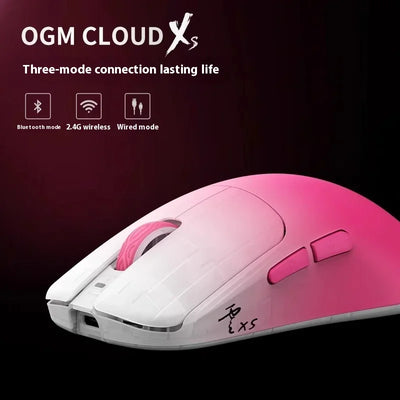 Waizowl OGM CloudXS Gaming Mouse Wireless 3mode E-sports Mice PAW3950 Lightweight Customziation Mouse Computer Accessories Gifts