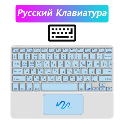 Wireless Keyboard with Touchpad for Android iOS Windows Bluetooth Keyboard and Mouse For Samsung Apple Lenovo Phone Tablet