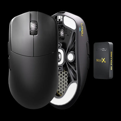 LAMZU MAYA X Gaming Mouse (8K Dongle Included, Web Driver Compatible)
