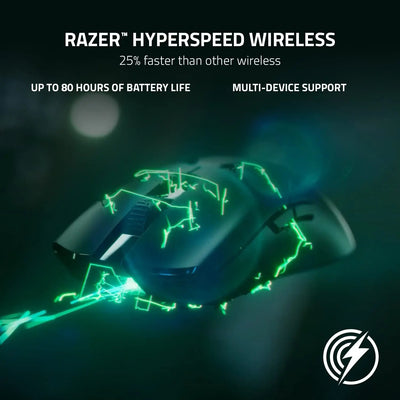 Razer Viper V2 Pro Hyperspeed Wireless Gaming Mouse: 58g Ultra Lightweight - Optical Switches Gen-3 - 30K DPI Optical Sensor