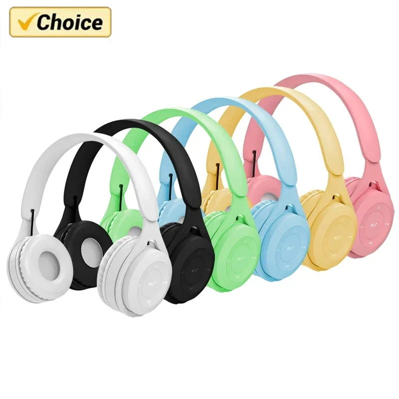Bluetooth Headset 5.0 Bluetooth Headset Folding Wireless Sports Earphone Gaming Headsets Over-ear Headphones for Android ios