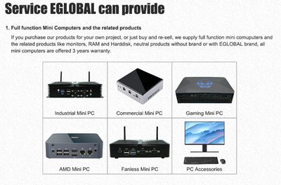 Eglobal Intel Mini PC Gamer Ultra5