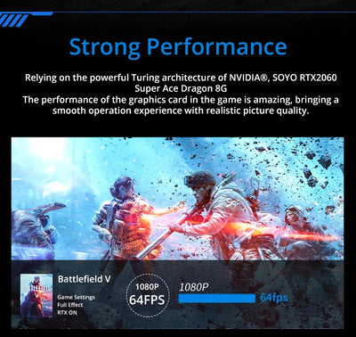 SOYO World Premiere Nvidia Geforce RTX 2060 SUPER GDDR6 8G Graphics Card 256Bit White Video Gaming Card Full New GPU RGB Card
