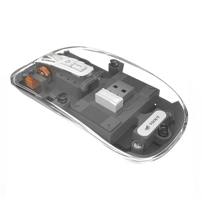 VEOUT E3 Silent Wireless Mouse - Quiet Computer Mice Wireless Mouse for Office Use Comfortable Ergonomic Design