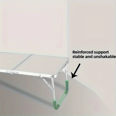 Outdoor Camping Small Table Portable Folding Laptop Computer Desk Lightweight Bed Reading Tables Foldable Gaming Study Desks